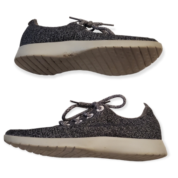 Womens allbird wool runners size 8 color merle grey/light grey sole - Picture 4 of 5